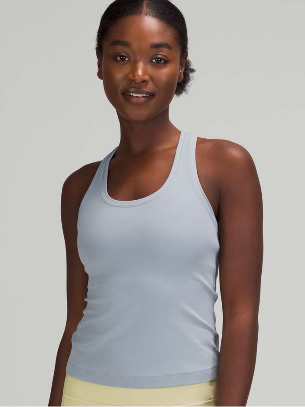 Lululemon Cool Racerback Tank Top Chambray Size 12